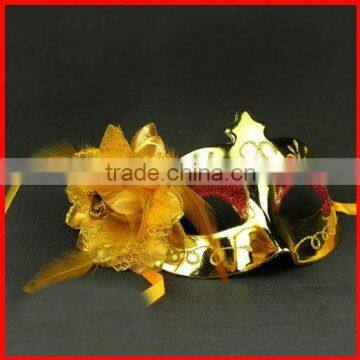 fashion gold handmade party mask