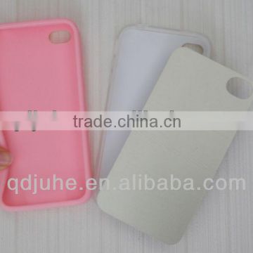 Sublimation silicone mobile phone case for iphone 4/4S