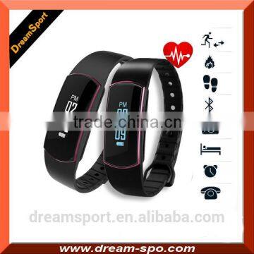 New Arrival Bluetooth Bracelet Activity Tracker Pedometer Sleep Monitor Sync with IOS Android