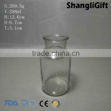 250ml Clear Round Tall Clear Glass Vase