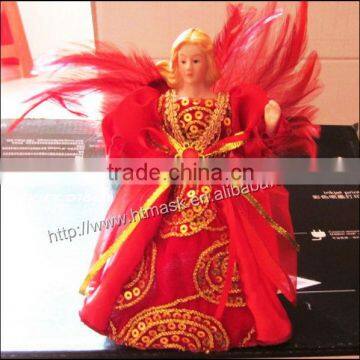 custom High 14'',16'',18''24'',28'',36'' 2014 Fashionable Custom Christmas sitting position Angel Decoration