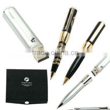 Most popolar hot selling Metal pen usb flash drive 2.0