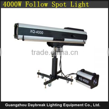 High Power powerful 4000w follow spot light search light Xenon 4000w lamp flight case / flycase pack