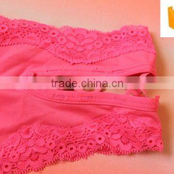 Sexy Daily Thongs,cotton and Lace Fabric, Fancy Panty Thong photo-4