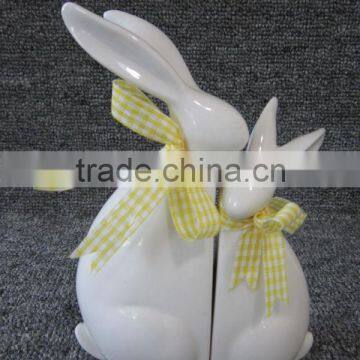 ceramic rabbit decoration