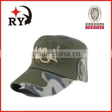 100%polyester flat cap patchwork