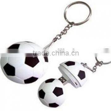 hot sales usb football shape usb flash disk pvc usb flash drive usb 8gb memory