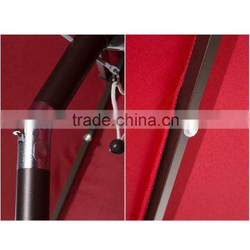 Multifunction Patio 9 ft Round Aluminum Solar Powered 24 Garden Outdoor Light Led Umbrella photo-6