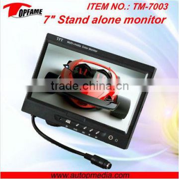 7 inch car monitor for bus rear view camera system