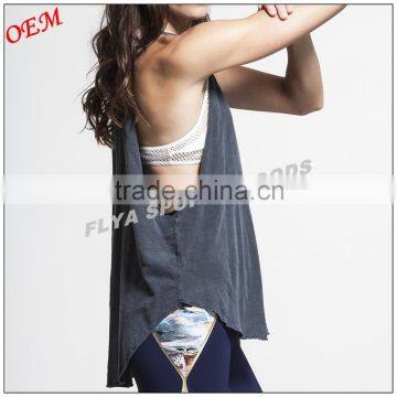2016 Hot Selling Yoga Wear Tank Top for Women Gym Tank Top Sexy Tops Womens Singlets, Girls Gym Stringer Singlets photo-3