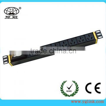 YOUGUAN 06 16A China type PDU with 1P air switch