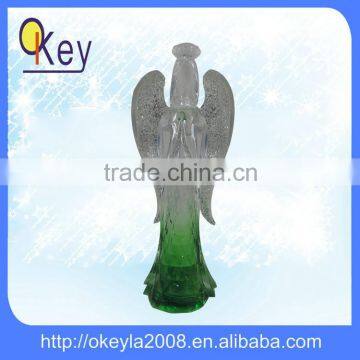 wedding decor plastic led color changing angel lamp