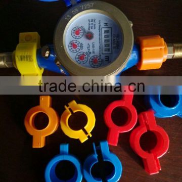 Plastic safety buckle water meter flow