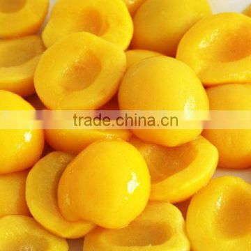 Canned yellow peach