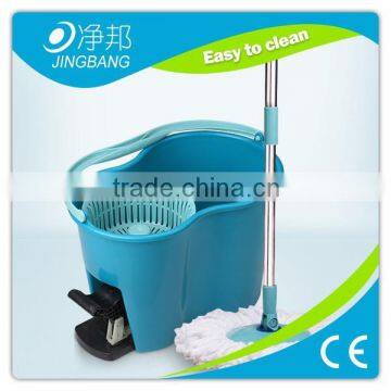 China Mop Factory Plastic mop bucket with pedal