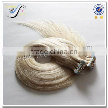 Wholesale top quality blonde russian hair 100% virgin human hair tape hair extension                        
                                                Quality Choice
                                                                    Supplier's 