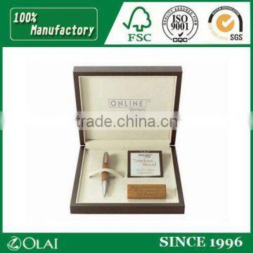 Stock cheapest wooden pen box gift pen box