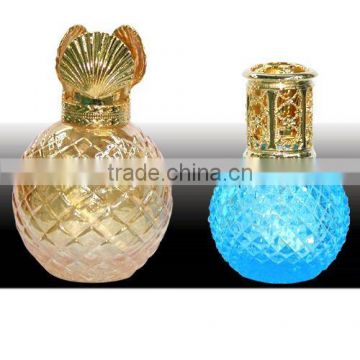 Fragrance lamps with metal cap