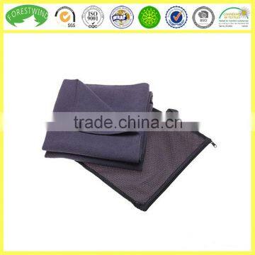 80% polyester 20% polyamide can be designed with logo microfiber sport towel treavel