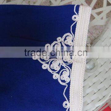 the Newest Short Sleeves Big Area Rope Embroidery Maxi Dress photo-4