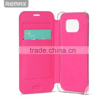 Remax Pure Sereis Luxury Leather Wallet Flip Leather Cover Case With Card Holder For Samsung Galaxy S7 Edge TB-0245 photo-3