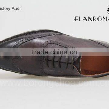 Business Men Wingtip Shoes Classical Brogue Shoes Men photo-3