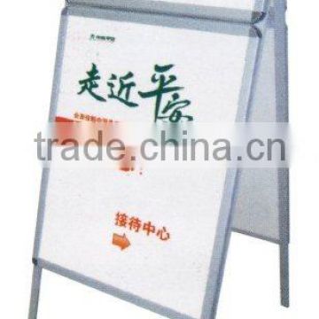 Advertising poster stand with head(double sides)