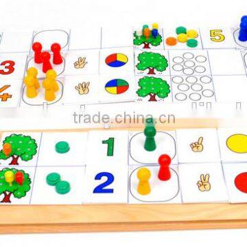 Cartoon Design Wooden Learning Puzzle Toy,Lovely Wooden Learn Count Number Toy,number Match Educational Game MDD-1014 photo-4