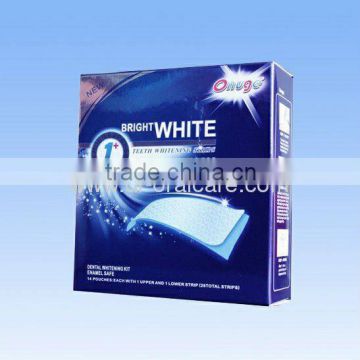 Bright White Teeth Whitening Strip-dry model