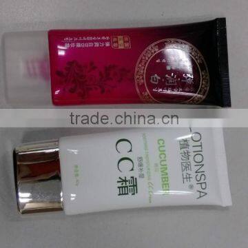 Plastic Packaging Oval Cosmetic Make up bb Cream Tube Silvery Cap photo-5