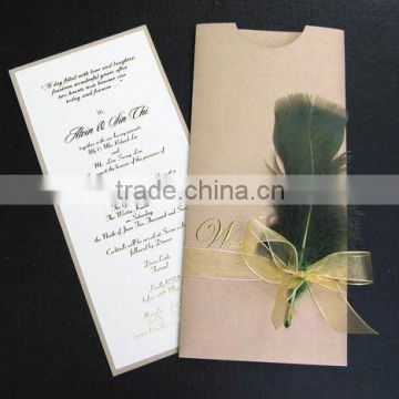 unique wedding card