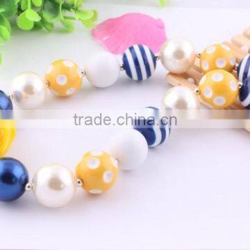 Wholesale!! DIY cheap chunky acrylic bubblegum beads necklace, flower pendant statement necklace ! for kids birthday!!