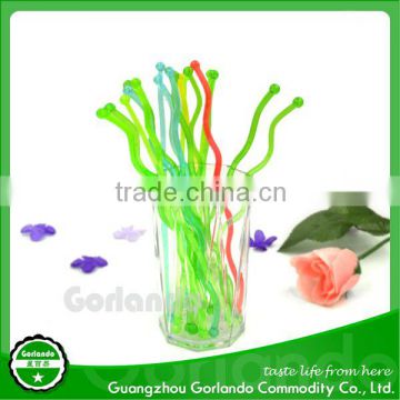 promotional colored drink plastic stirrer