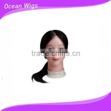 mannequin head synthetic hair