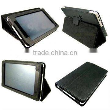 Black Leather Pouch Cover Case for HUAWEI Mediapad S7 tablet
