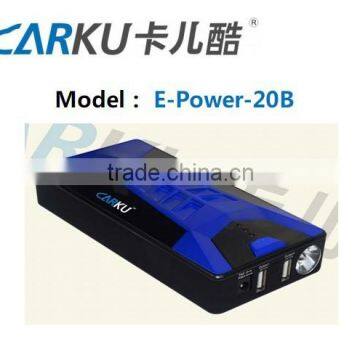 Carku 12V emergency jump starter mini universal car charger for smartphone