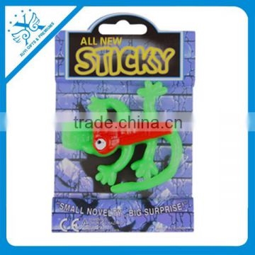 sticky toys lizard promotion small gifts sticky toys novelty sticky product