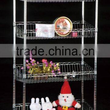Double Side Chrome Metal Wire Shelf With NSF Certification photo-4