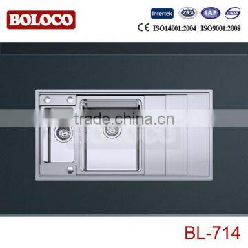 BL-714L New model R19 Italy design stainless steel sink