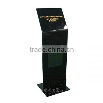 Black Magazine Display Rack 2015 New Acrylic Brochure Stand, Magazine Shelf photo-6