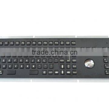 industrial metal keyboard with trackall function key and number keyboard