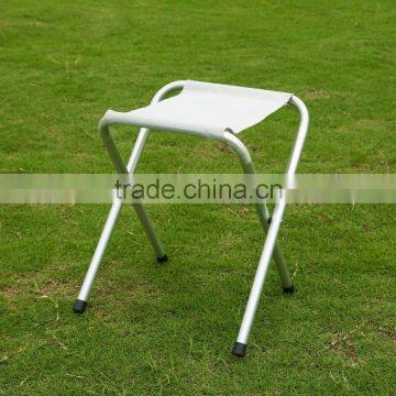 Silver fabric folding chair