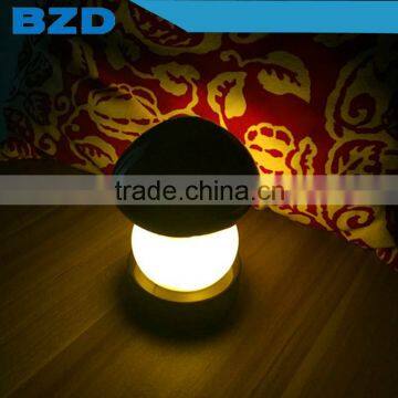 New Promotional Creative Design Cartoon Mushroom Push Control Cute LED Bedside Table Lamp