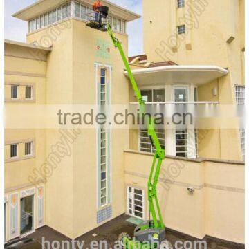 Telescopic hydraulic boom lift / Crank arm lift platform