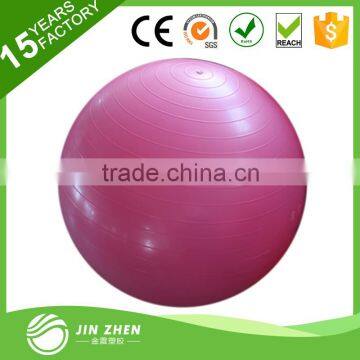 fitness ball gym ball pilates ball for body buiding with pump and logo printed