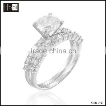 2016 Popular Best Seller sterling silver 925 zircon ring