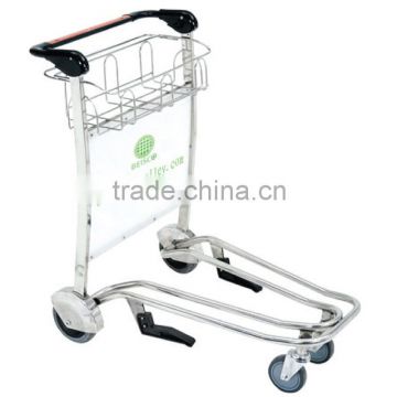 Stainless Steel Airport Shopping Trolley