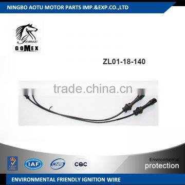 High voltage silicone Ignition wire set, ignition cable kit, spark plug wire ZL01-18-140 for MAZDA