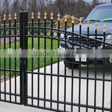 residential wrought iron entrance door