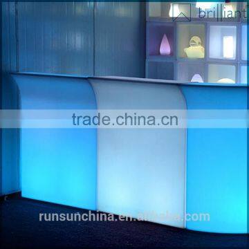 308# Hot Sale LED Bar Furniture Illuminated LED Middle Straight Bar Counter Design Quality Choice photo-6